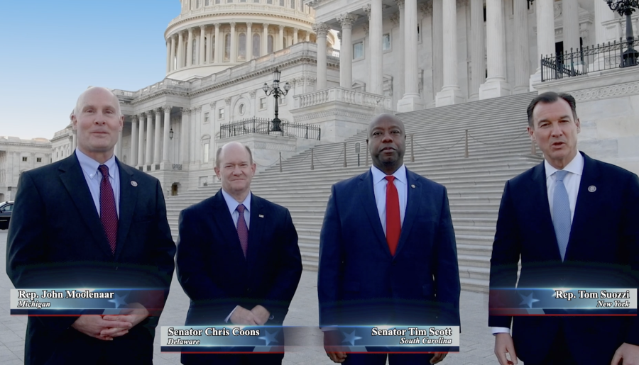 Screenshot of 2021 National Prayer Breakfast virtual event