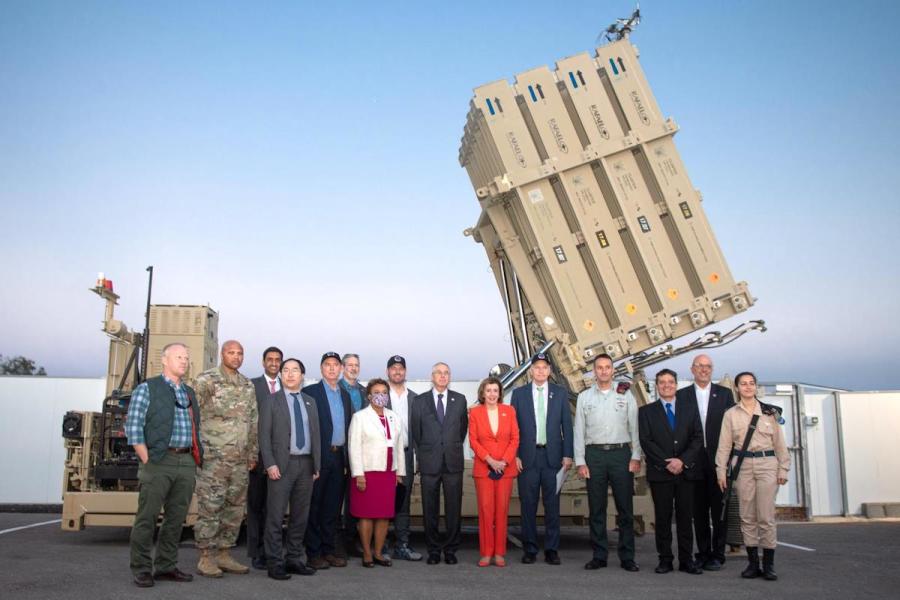U.S. congressional delegation visits an Iron Dome battery in Israel, Feb. 16, 2022. (Photo: IDF Spokesperson)