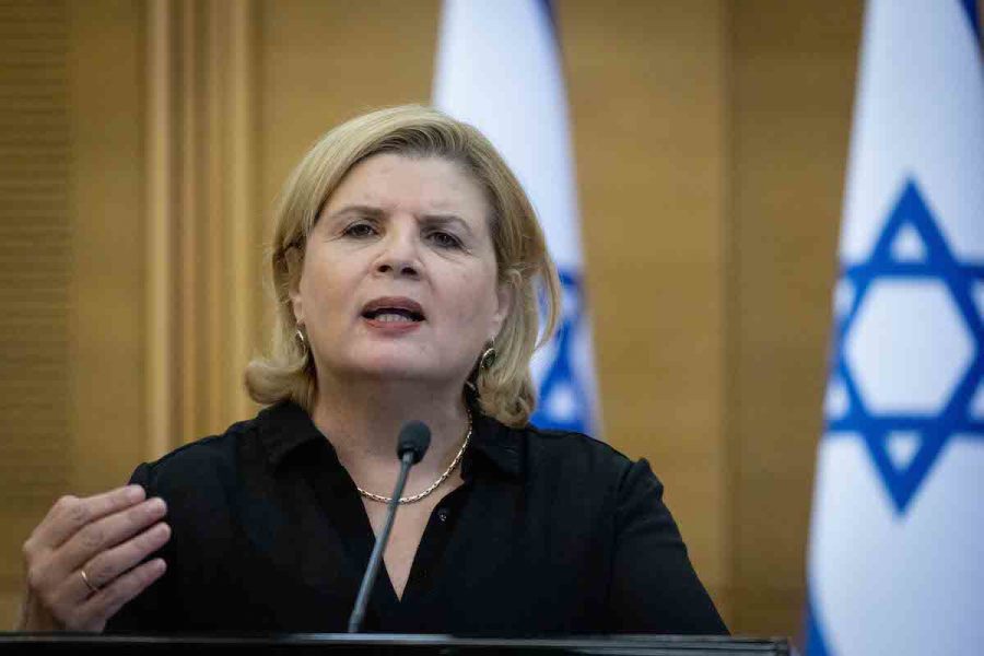 Israeli Minister of Economy Orna Barbivay (Photo: Yonatan Sindel/Flash90)
