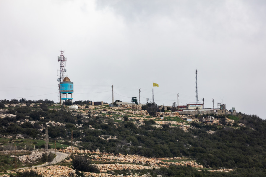 View of a Lebanese village across the Israeli border, March 7, 2021. (Photo: Doron Horowitz/Flash90)