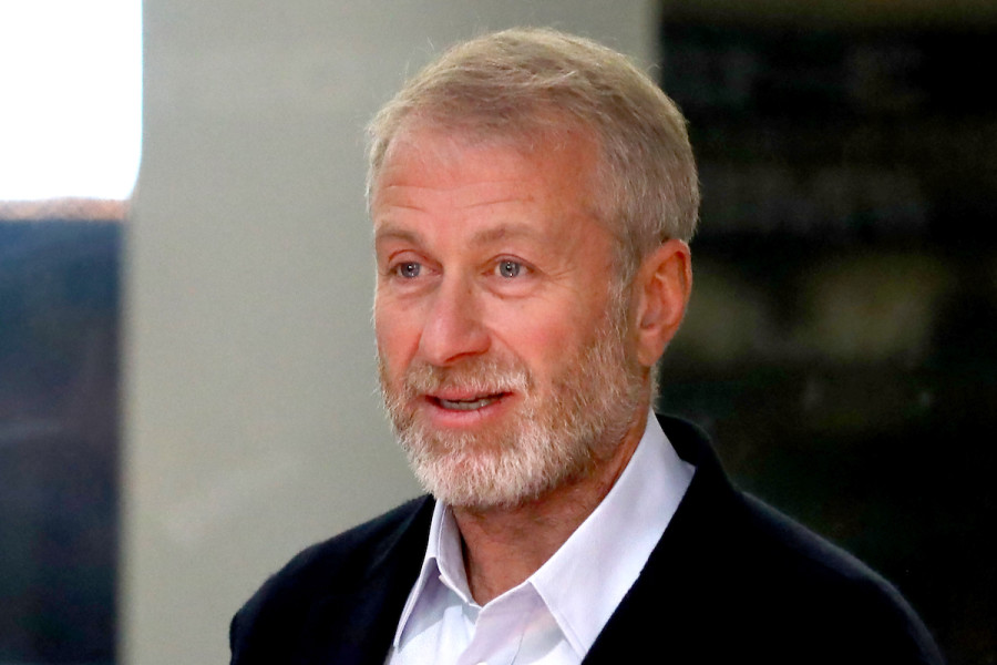 Russian businessman Roman Abramovich attends the opening of the 7th Moscow Jewish Film Festival at Karo 11 Oktyabr Cinema, Oct. 3, 2021. (Photo: Artyom Geodakyan/TASS)