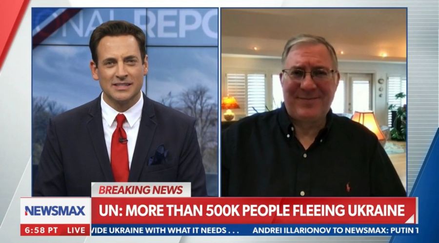 Joel C. Rosenberg interviewed by Daniel Cohen on Newsmax, Feb. 28, 2022