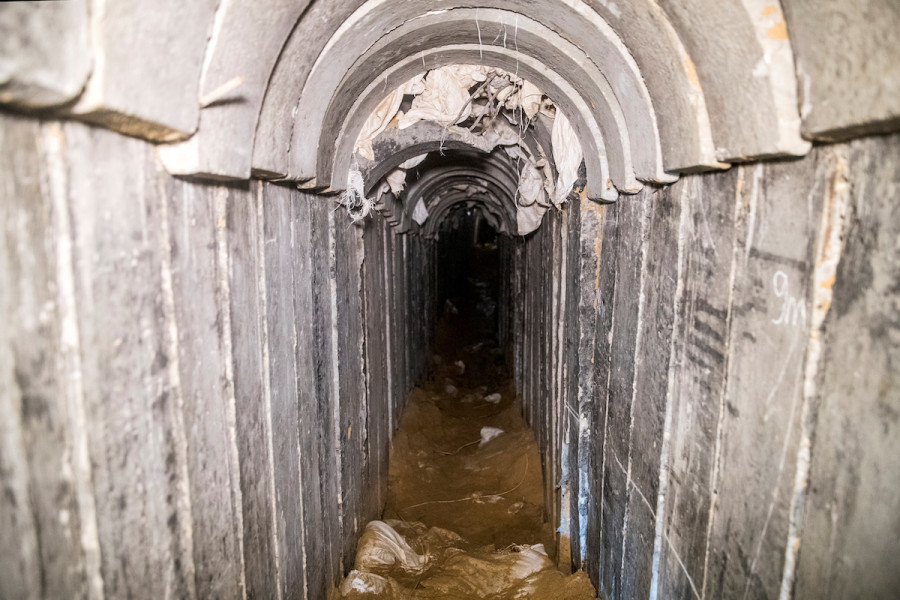Illustrative - A cross-border attack tunnel dug from Gaza to Israel, Jan. 18, 2018. (Photo: Reuters/Jack Guez/Pool)