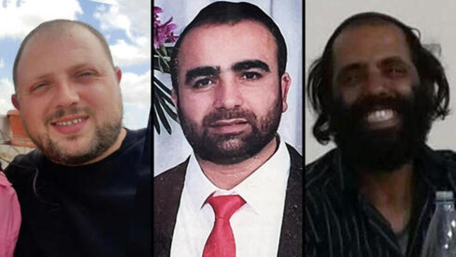 The victims of the Elad terror attack, May 5, 2022, (L-R) Oren Ben Yiftah; Boaz Gol, Yonatan Havakuk (Photo: courtesy)