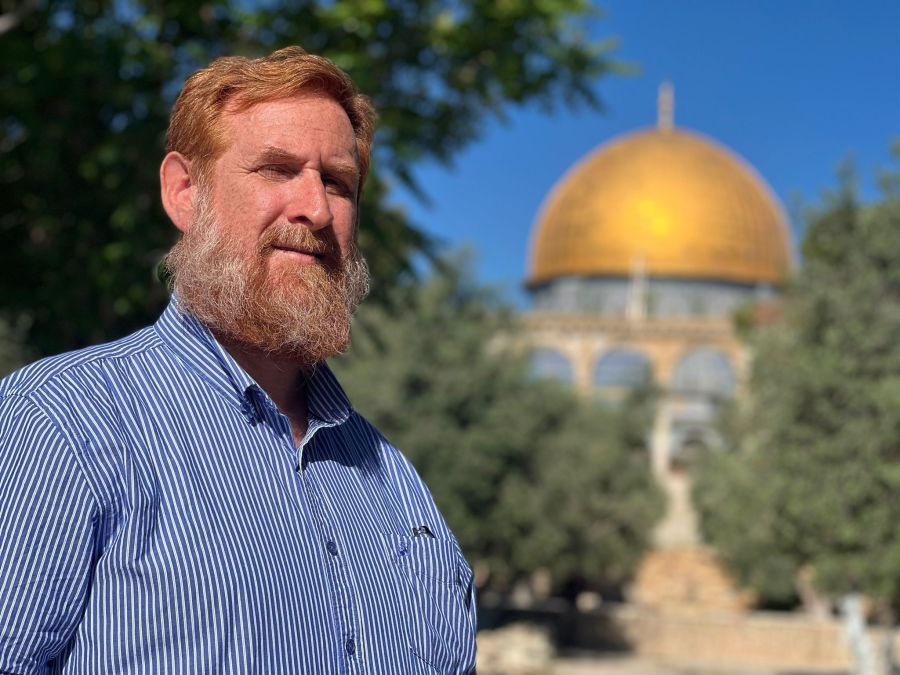 Former Knesset Member Rabbi Yehudah Glick on the Temple Mount in Jerusalem's Old City (Photo courtesy)