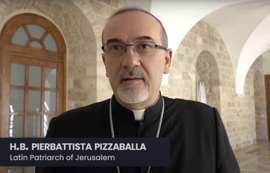 Latin Patriarch of Jerusalem Archbishop Pierbattista Pizzaballa (Photo: Screenshot)