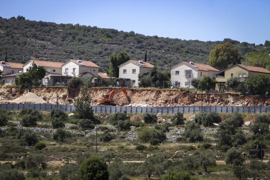 Illustrative - A general view of new buildings in the Israeli settlement Shifet Rahil, south of Nablus, May 10 2022. (Photo: Nasser Ishtayeh/Flash90)