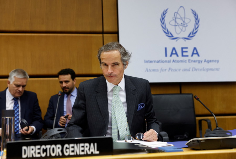 International Atomic Energy Agency (IAEA) Director-General Rafael Grossi attends an IAEA board of governors meeting in Vienna, Austria, June 6, 2022. (Photo: REUTERS/Leonhard Foeger)
