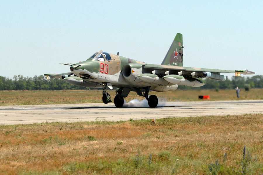 Illustrative - A Russian fighter jet, which took part in the Russian mission in Syria, lands at a military airport in Krasnodar Region, Russia July 4, 2018. (Photo: REUTERS/Sergey Pivovarov)