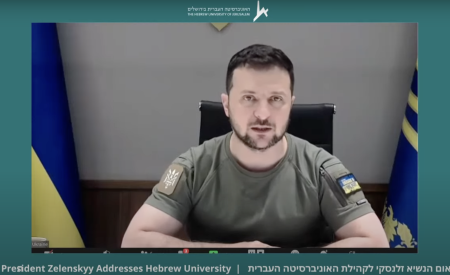 Screenshot: Ukrainian President Volodymyr Zelenskyy