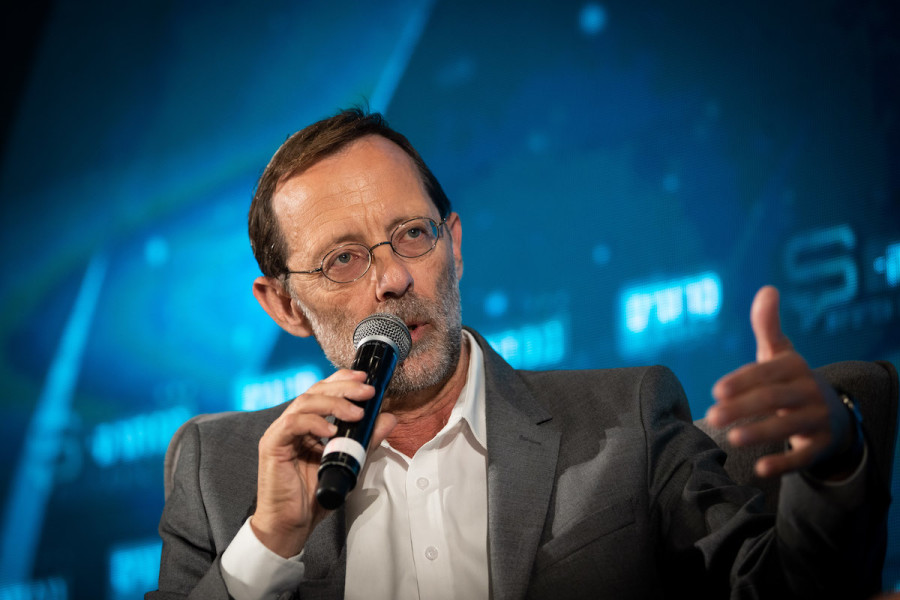 Moshe Feiglin attends the conference in Jerusalem, September 2, 2019. (Photo: Yonatan Sindel/Flash90