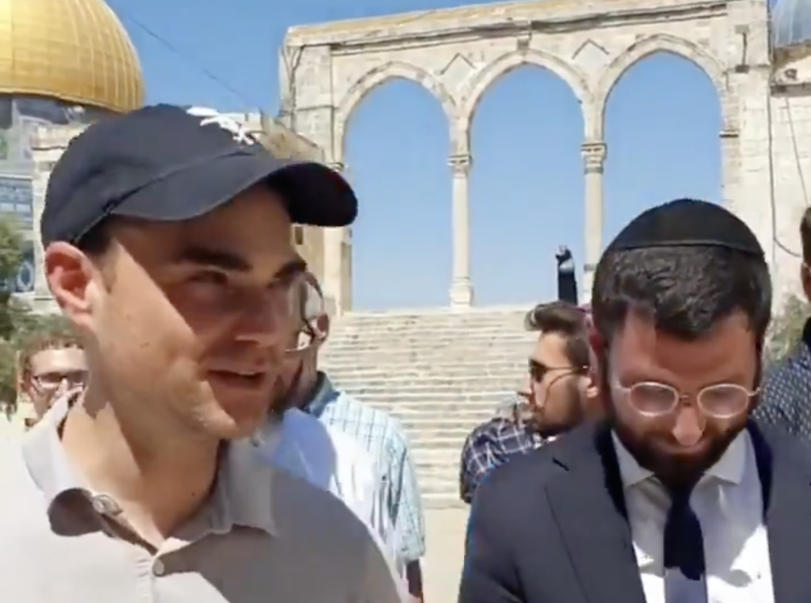 Ben Shapiro on the Temple Mount in Jerusalem
