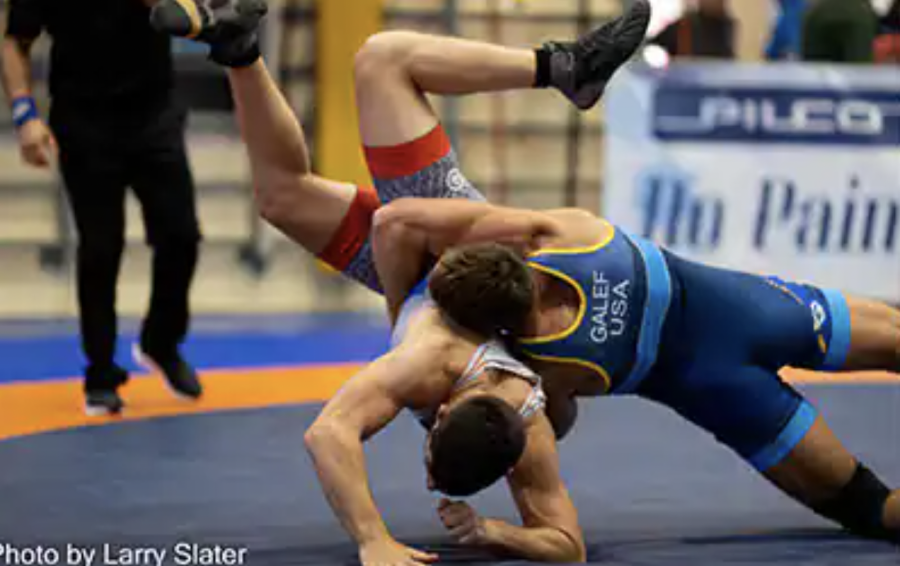 Illustrative - Wrestling competition at the Maccabiah Games in Israel, July 2022. (Photo: Larry Slater)
