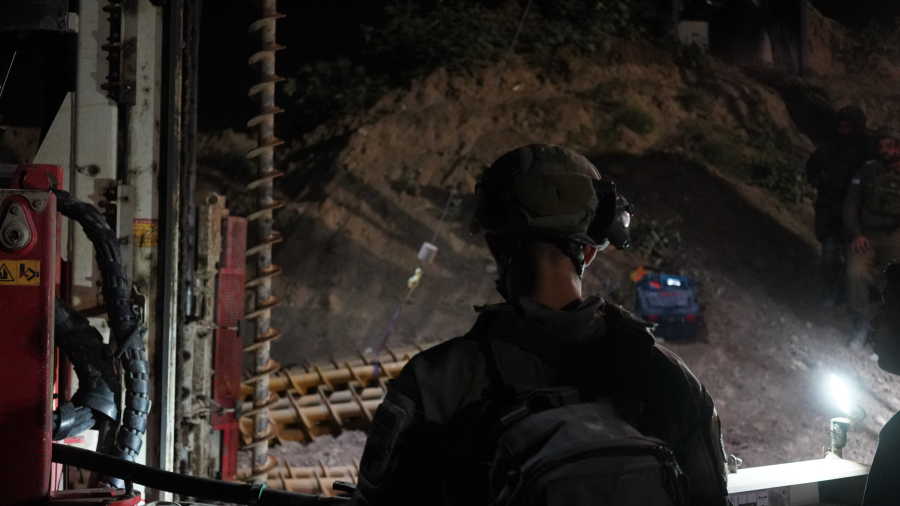 Exposure and neutralization of the tunnel by the IDF (Photo: IDF)