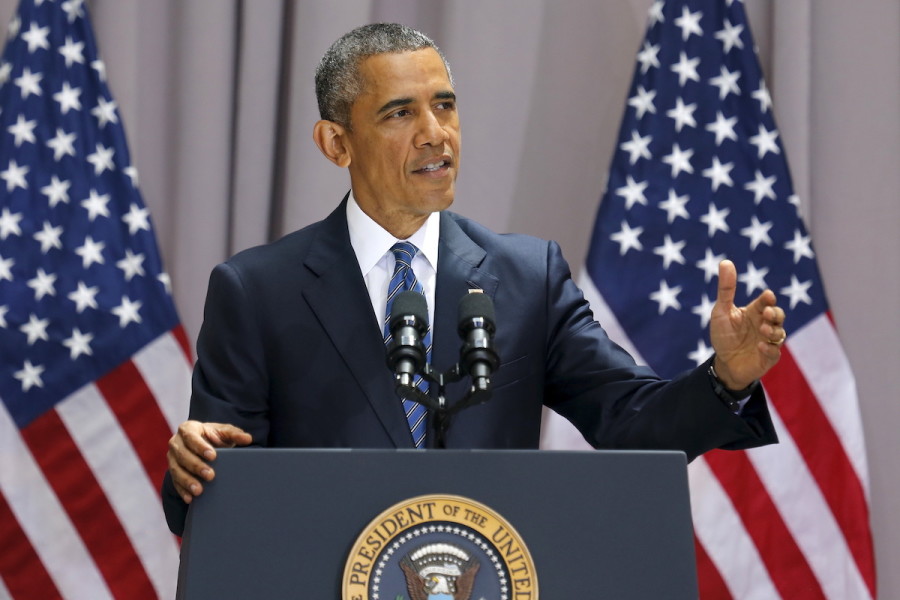 U.S. President Barack Obama delivers remarks on a nuclear deal with Iran at American University in Washington, DC, August 5, 2015. (Photo: REUTERS/Jonathan Ernst)
