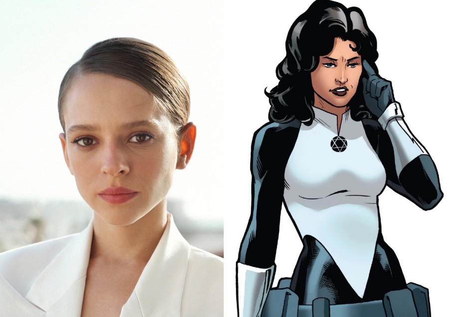 Shira Haas and the Marvel character Sabra (Photo: Twitter)