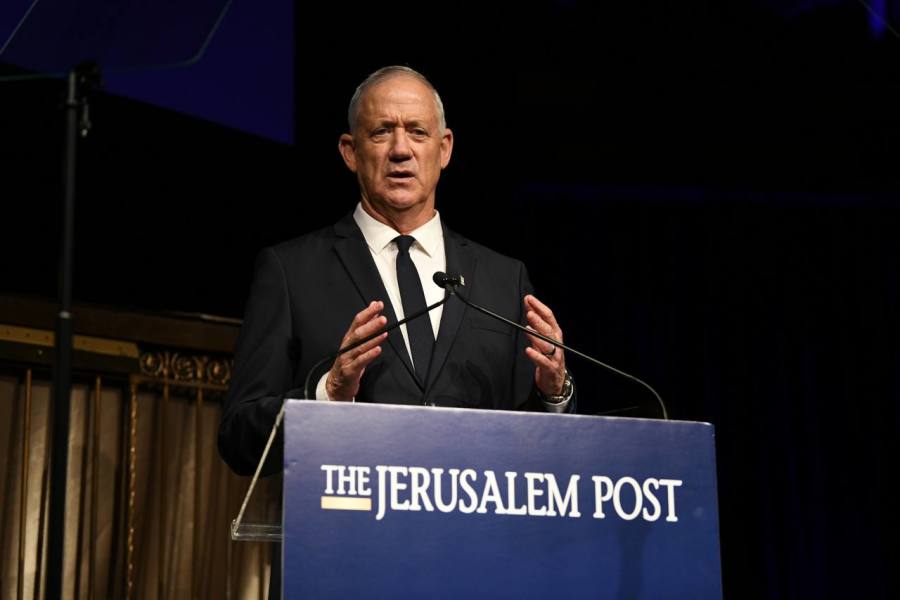 Israeli Defense Minister Benny Gantz at The Jerusalem Post Conference in New York. (Photo courtesy)