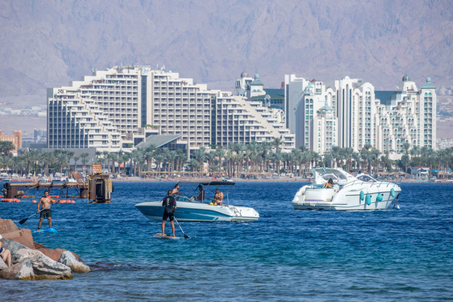 A view of the southern Israeli city of Eilat on the Red Sea, Nov. 6, 2020. (Photo: Yossi Aloni/Flash90)