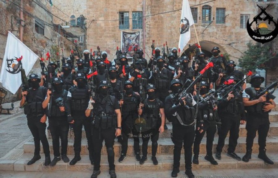 Members of the Palestinian faction, Lion's Den, in Nablus (Photo: Lion's Den/Telegram)
