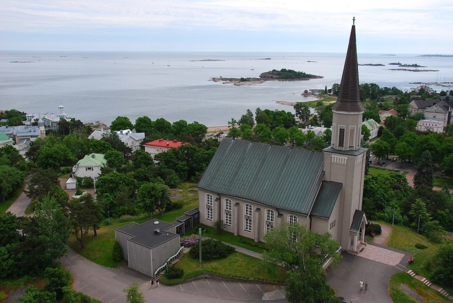 Evangelical Lutheran Church of Hanko (Photo: Wikimedia Commons)