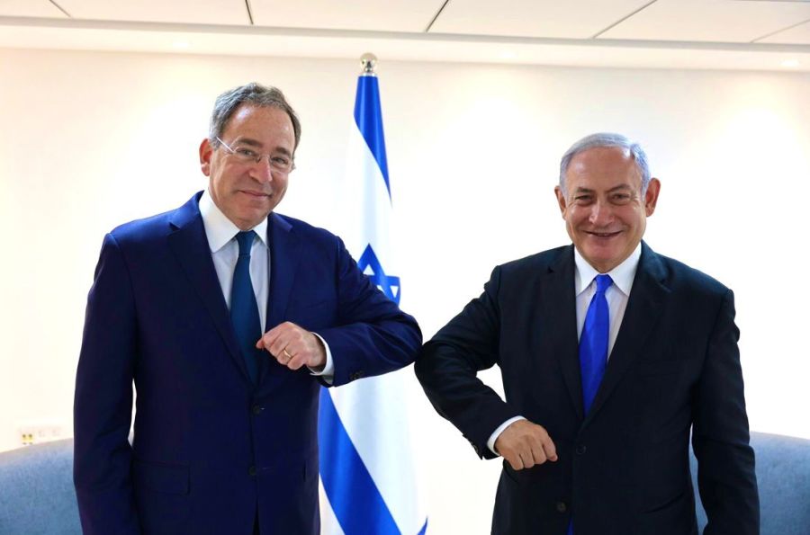 U.S. Ambassador to Israel Tom Nides and Benjamin Netanyahu (Photo courtesy U.S. Embassy in Israel)