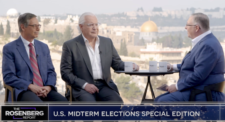 Joel C. Rosenberg interviews former U.S. Ambassador to Israel David Friedman and former Israeli Ambassador to U.S. Danny Ayalon on TBN's The Rosenberg Report (Photo: Screenshot)