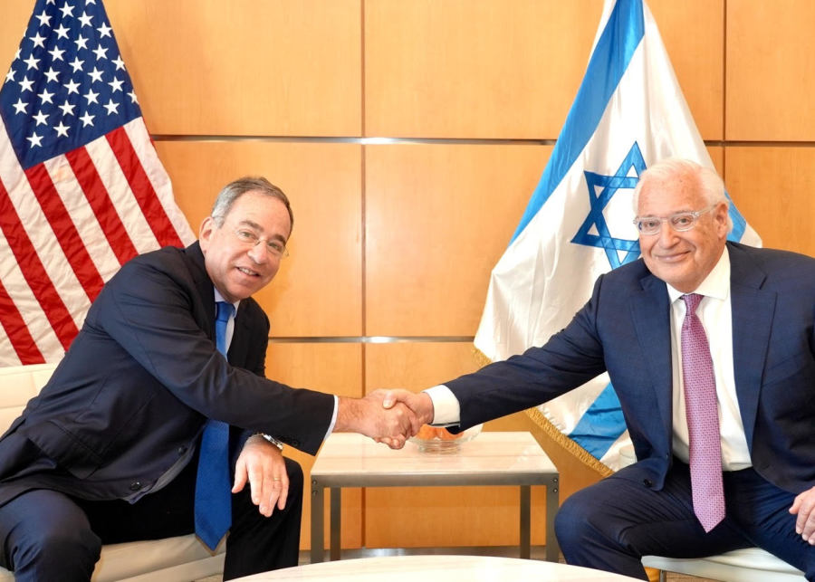 U.S. Ambassador to Israel Tom Nides and former U.S. Ambassador David Friedman (Photo courtesy)
