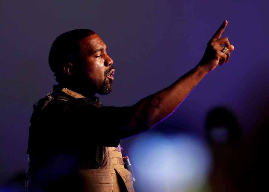 Kanye West holds his first rally in support of his presidential bid in North Charleston, South Carolina, July 19, 2020. (Photo: REUTERS/Randall Hill/File Photo)