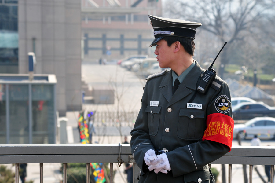 Illustrative - Chinese police man guarding in Beijing, China. (Photo: Shutterstock)