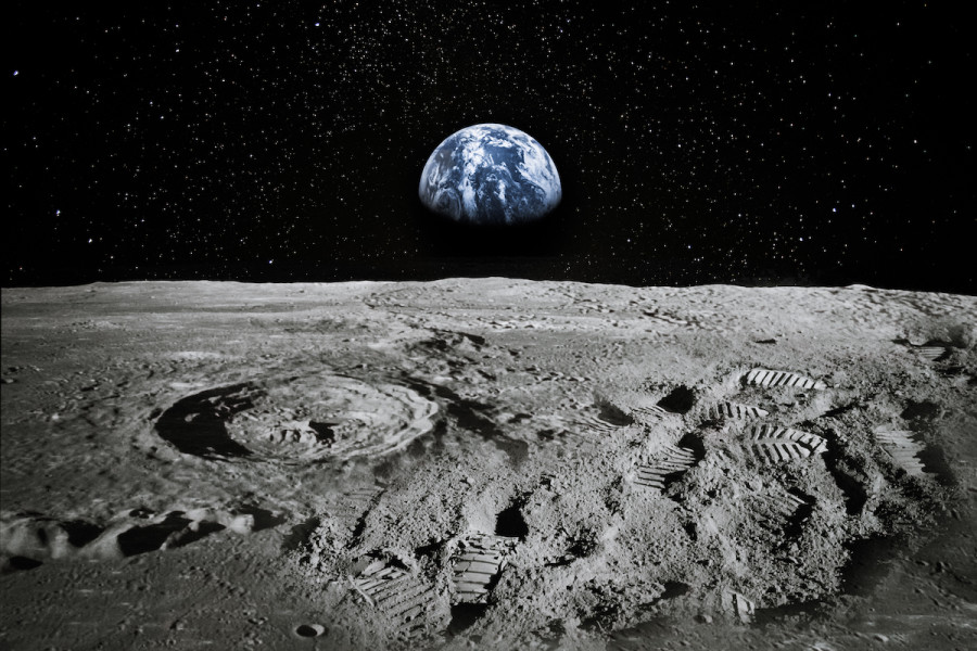 A view of the earth from the Moon (Photo: Shutterstock)