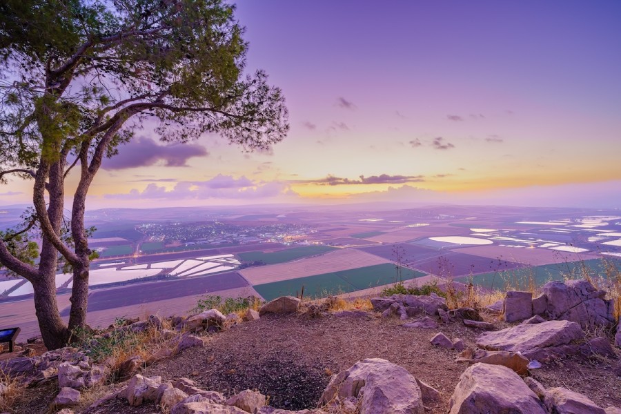 View of the Jezreel valley from the Gilboa Ridge in northern Israel (Photo: Shutterstock)