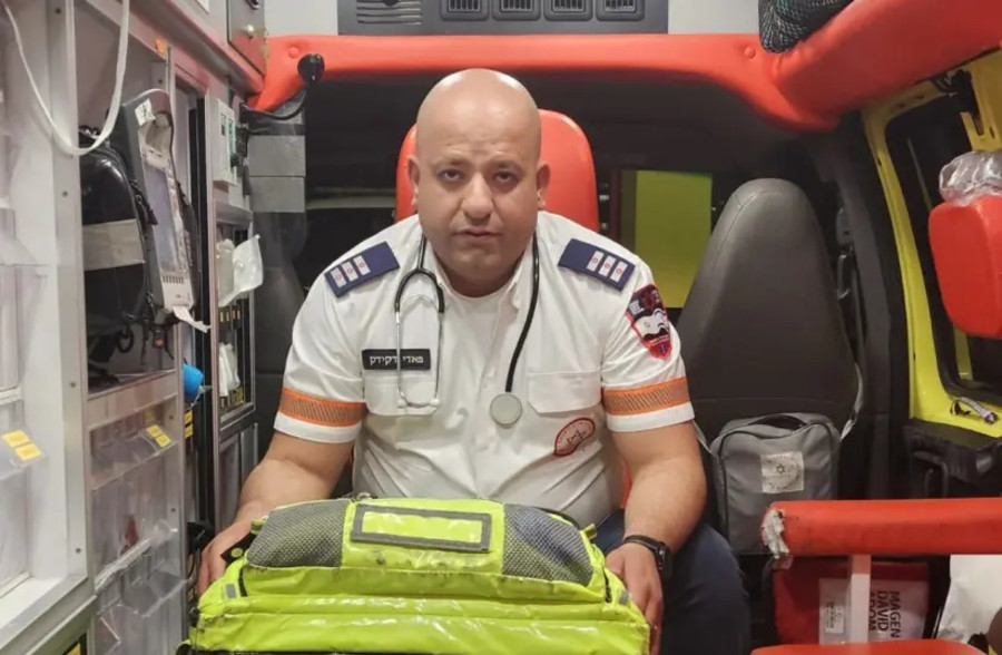 Magen David Adom paramedic Fadi Dekidek (Photo: MDA)