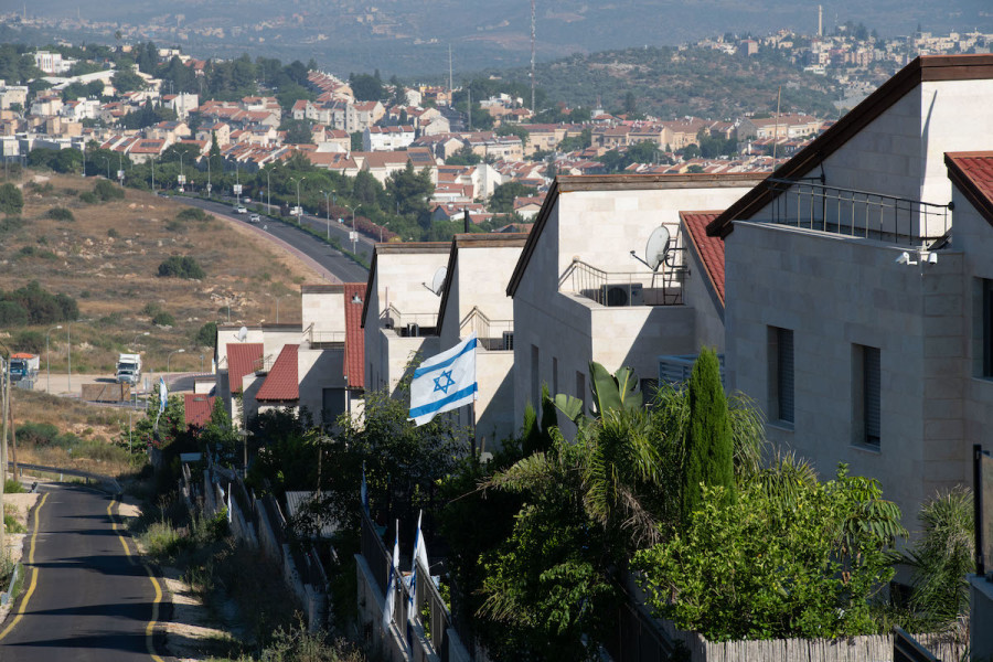 Illustrative - View of the Israeli settlement of Ariel, Jul. 2, 2020. (Photo: Sraya Diamant/Flash90)