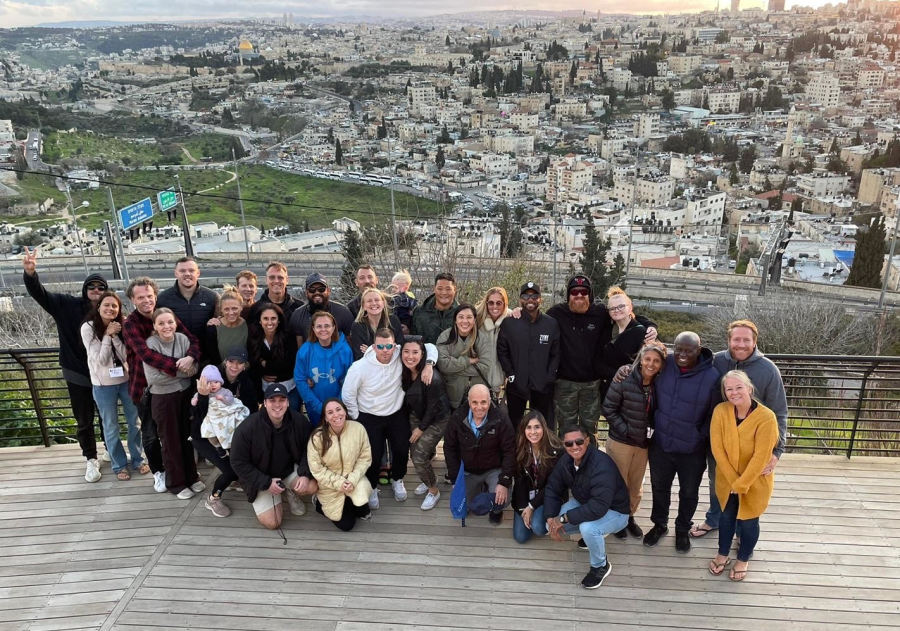 YWAM leaders group on tour of Israel with Eagles' Wings. (Photo courtesy)