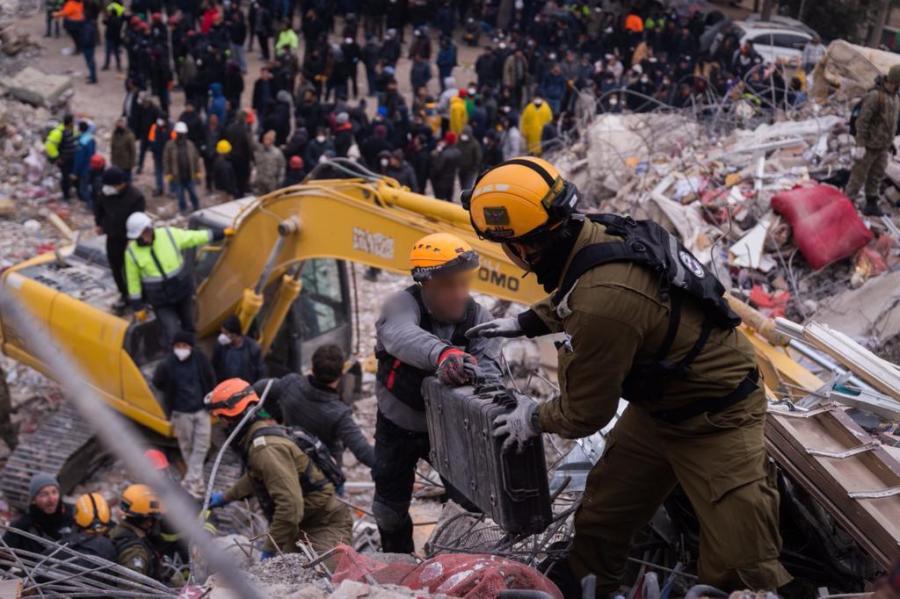 Israeli search and rescue team in Turkey (Photo: IDF)