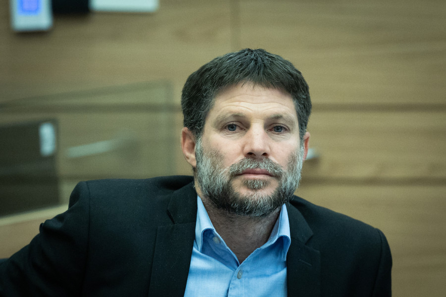 Israeli Minister of Finance Bezalel Smotrich attends a Finance committee meeting at the Knesset in Jerusalem, Jan. 10, 2023. (Photo: Yonatan Sindel/Flash90)