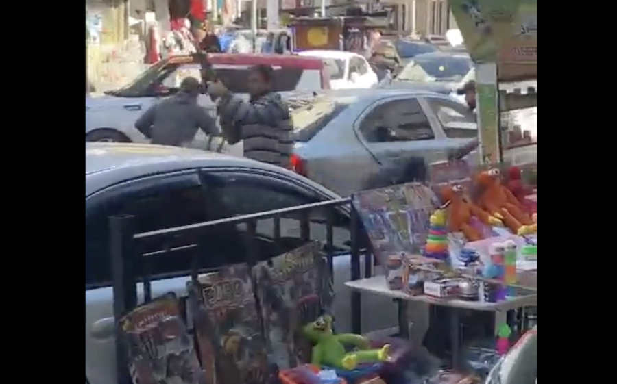 Armed men, supposedly undercover Israeli security forces, in a firefight in Jenin, Mar. 16, 2023. (Photo: Screenshot/Twitter)