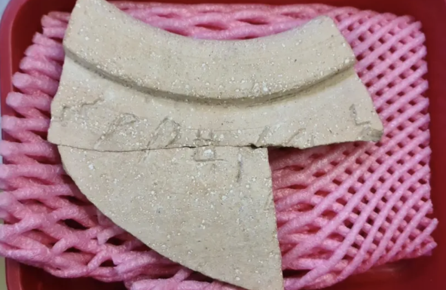 Pottery shard dating back to King Solomon and the Queen of Sheba. (Photo: Dr. Daniel Vainstub)