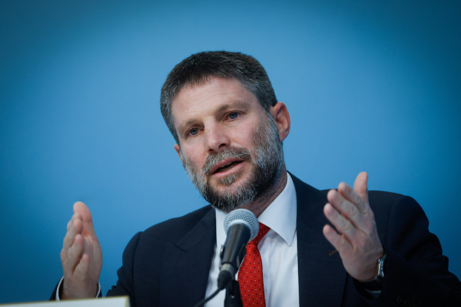 Israeli Finance Minister Bezalel Smotrich at a press conference in Jerusalem, Jan. 11, 2023. (Photo: Photo by Olivier Fitoussi/Flash90)