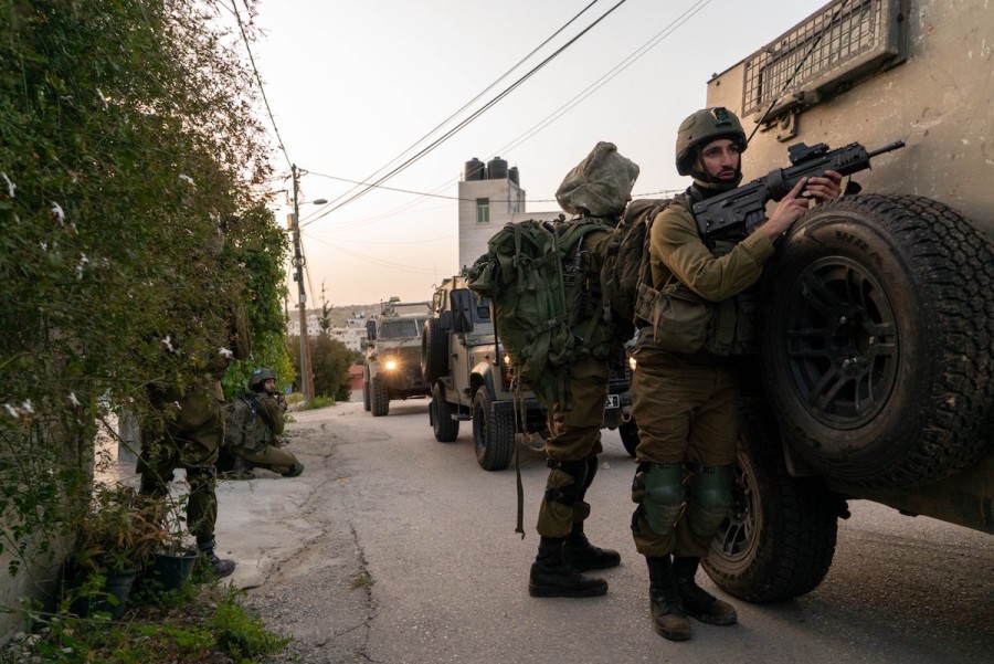 Illustrative - IDF soldiers in an operation in the West Bank, Apr. 7, 2023 (Photo: IDF)