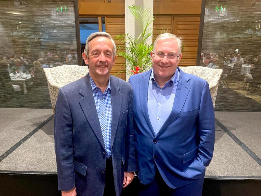 Joel C. Rosenberg with Pastor Robert Jeffress (Photo: ALL ISRAEL NEWS)