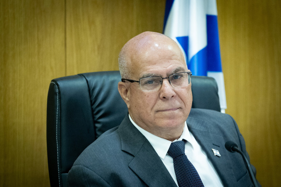 Committee head Zvika Fogel leads a National Security Committee meeting at the Knesset in Jerusalem, May 3, 2023. (Photo: Yonatan Sindel/Flash90)