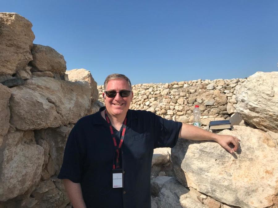 Joel Rosenberg in Israel (Photo: ALL ISRAEL NEWS)