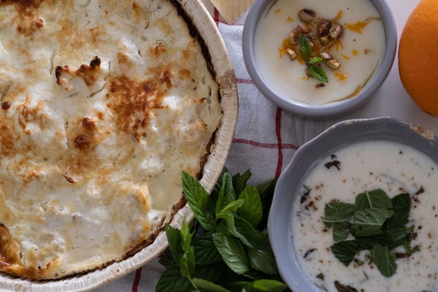 Shavuot dairy dishes (Photo: Bea Bar Kallos)