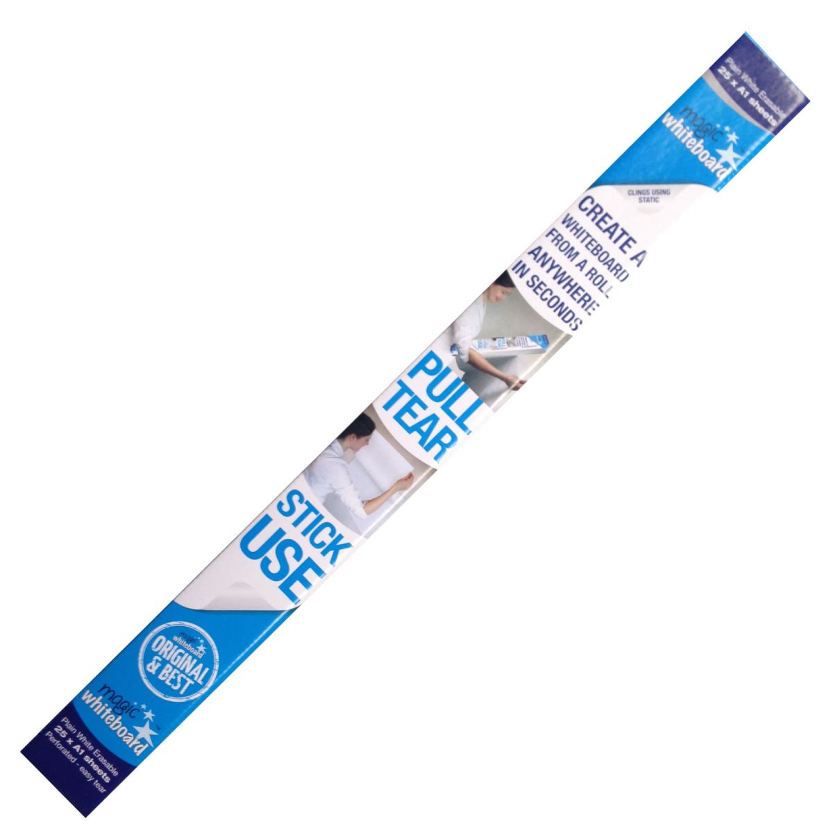 A1 Magic Whiteboard Flipchart Paper ™ - 25 sheet roll - 60cm by 80cm 