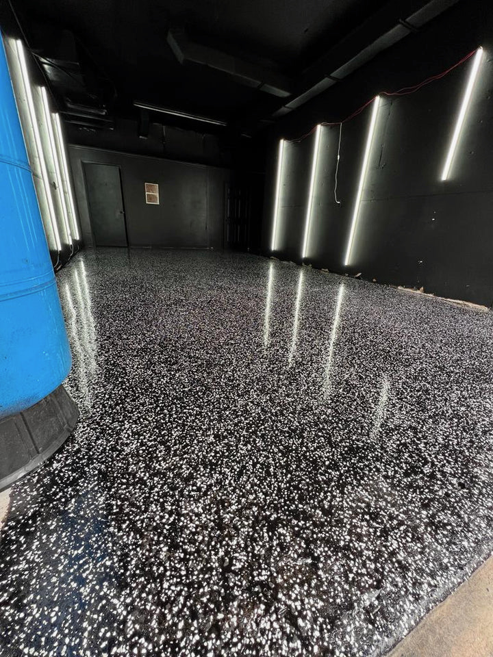 Black floor
