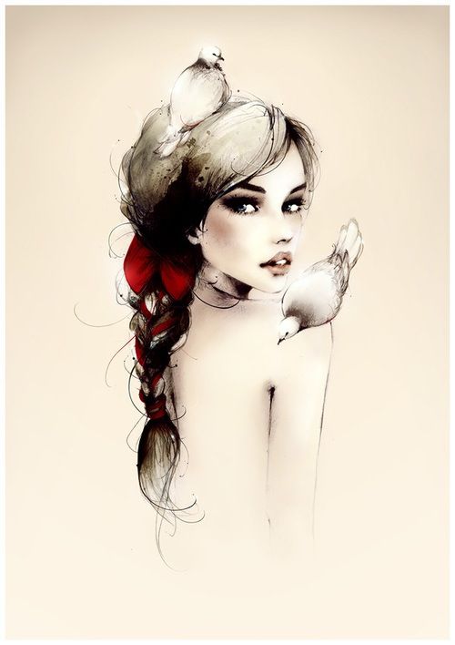 L'envol d'une mésange