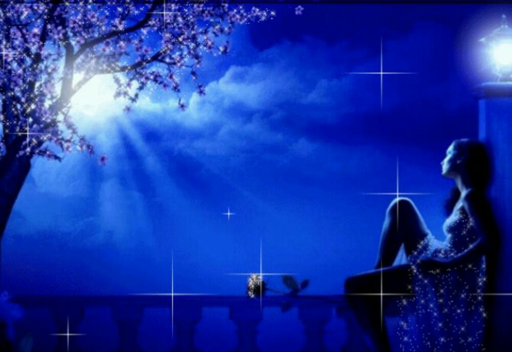 La fille au clair de lune