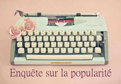 Enquête sur la popularité