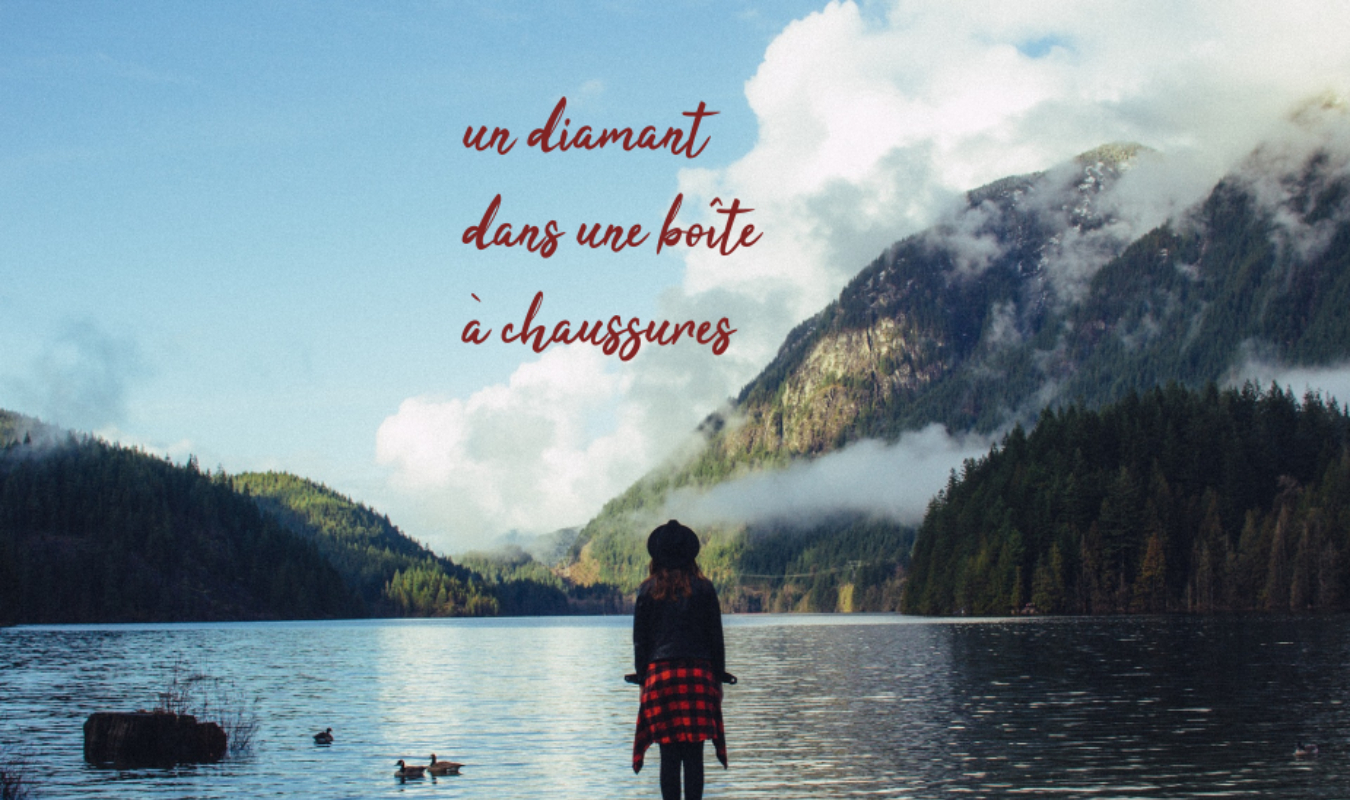 Un diamant dans une boîte à chaussures